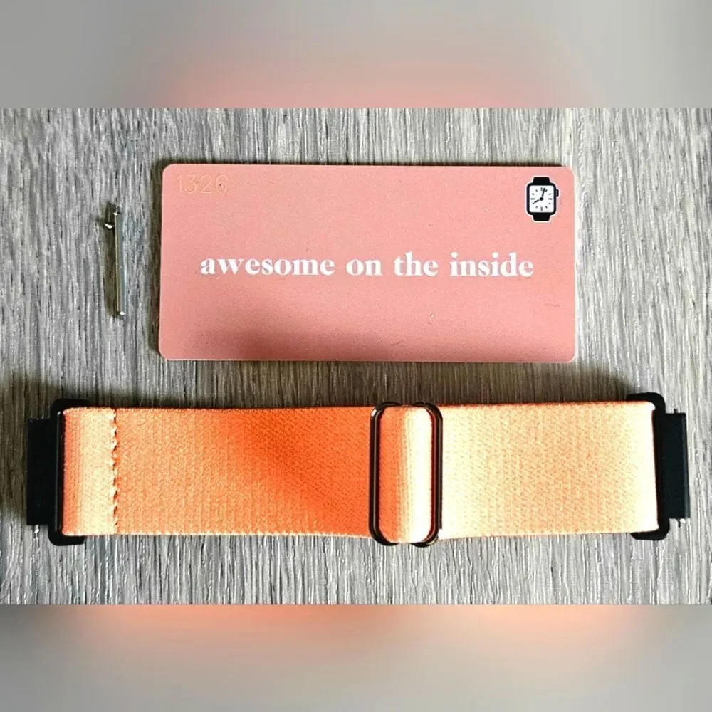 ZOX PAPAYA ORANGE AWESOME ON THE INSIDE ANDROID SAMSUNG COLLECTIBLE WATCHBAND
